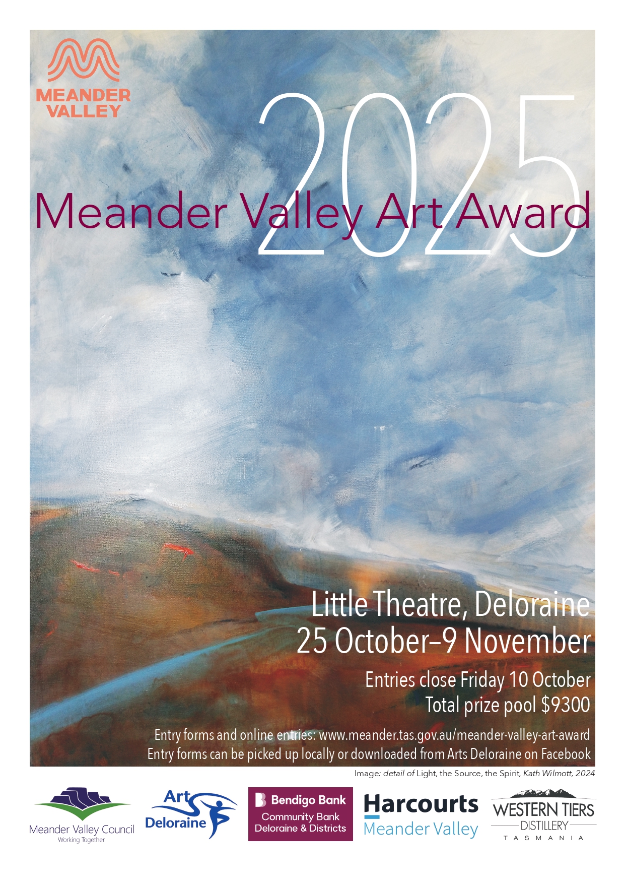 Meander Valley Art Award Poster